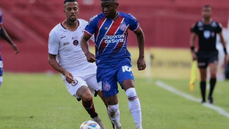 Empate sem gols entre Bahia e Jacuipense no Campeonato Baiano.