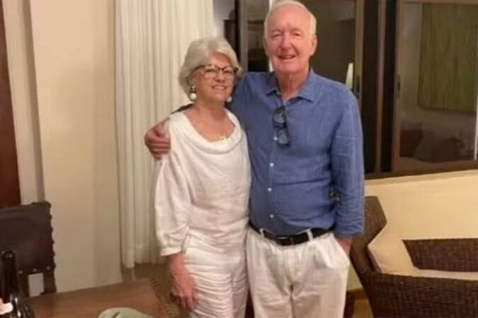 Casal Nelson e Vivien Ponzoni, vítimas de acidente aéreo com avião experimental em Quadra, SP.