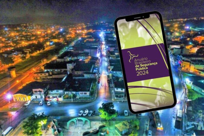 Gráfico comparativo da violência em Simões Filho-BA versus média nacional em 2024