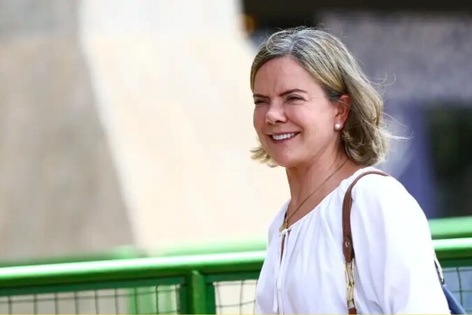 Gleisi Hoffmann, presidente do PT e ministra da Secretaria de Relações Institucionais.