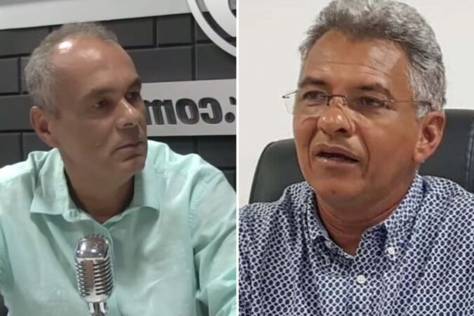 Genivaldo Lima durante entrevista no Linha Quente