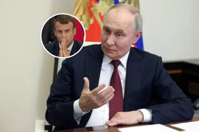 Putin rebate Macron e lembra fracasso de Napoleão na Rússia