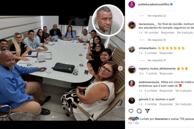 Prefeitura de Simões Filho é criticada no Instagram por transporte universitário