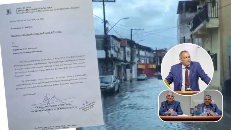 Genival Lima volta à Câmara e culpa Dinha por alagamentos