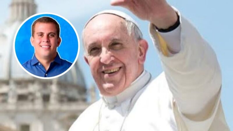 Vereador Carlos Neto lamenta a morte do Papa Francisco em post reflexivo