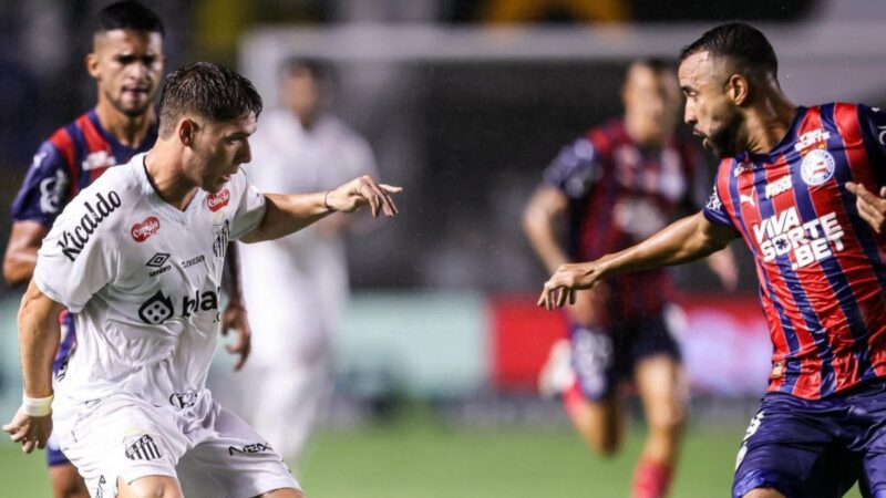 Bahia empata com Santos no Brasileirão