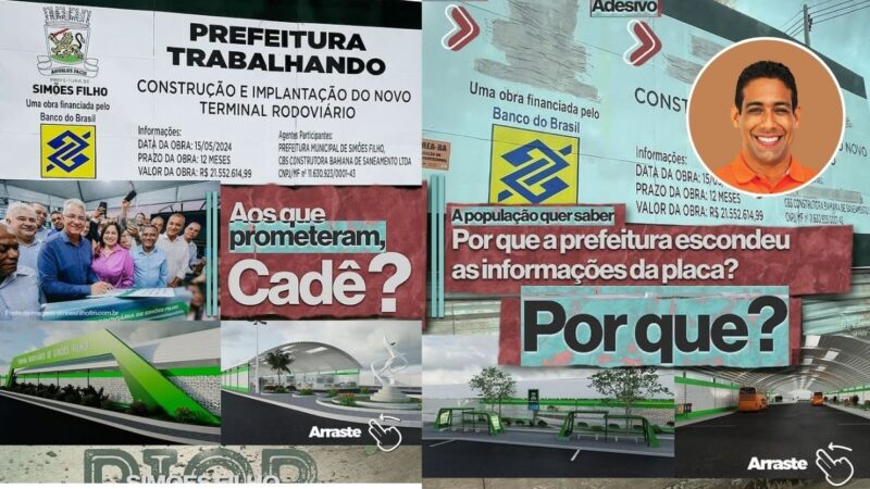 Ex-candidato Binho do Detran lidera cobrança por transparência sobre atrasos em obra pública