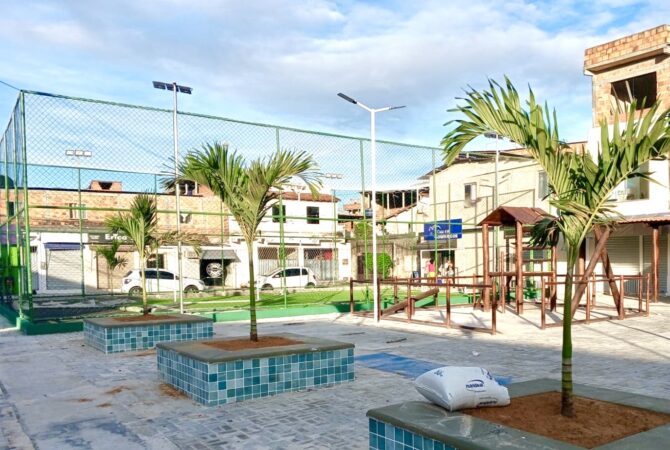 Notícias de Simões Filho: Praça da Pitanguinha ganha revitalização completa