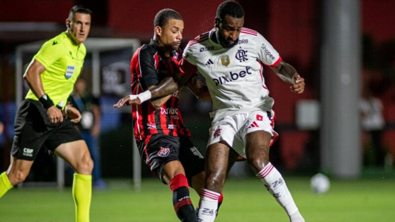 Vitória perde para o Flamengo e segue sem pontuar no Brasileirão