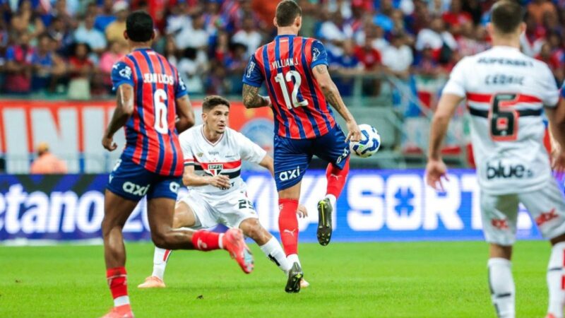 Bahia vence São Paulo com dois gols de Willian José