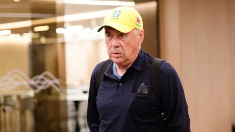Carlo Ancelotti chega ao Brasil para assumir a Seleção Brasileira