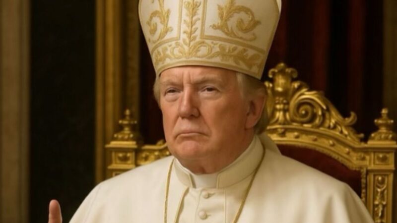 Trump causa revolta ao se mostrar como papa em IA