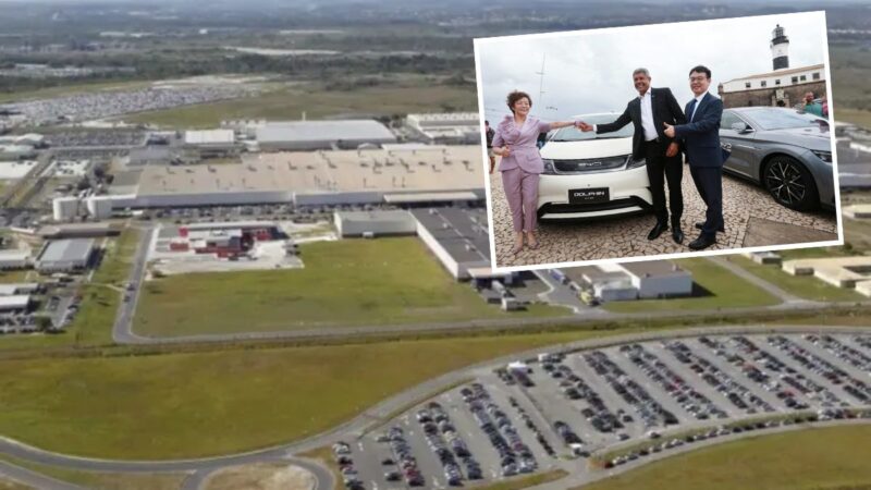 Fábrica da BYD no Brasil inicia operação este mês com investimento em carros elétricos