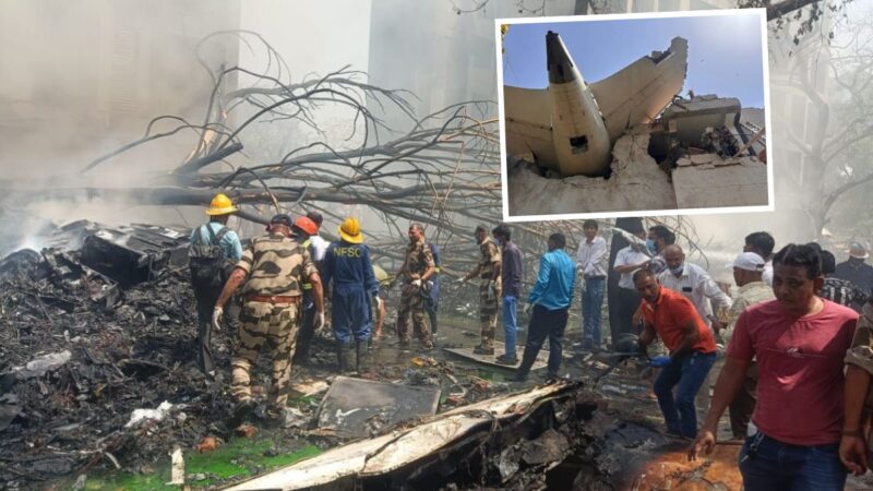 Avião da Air India cai após decolar com 242 pessoas a bordo