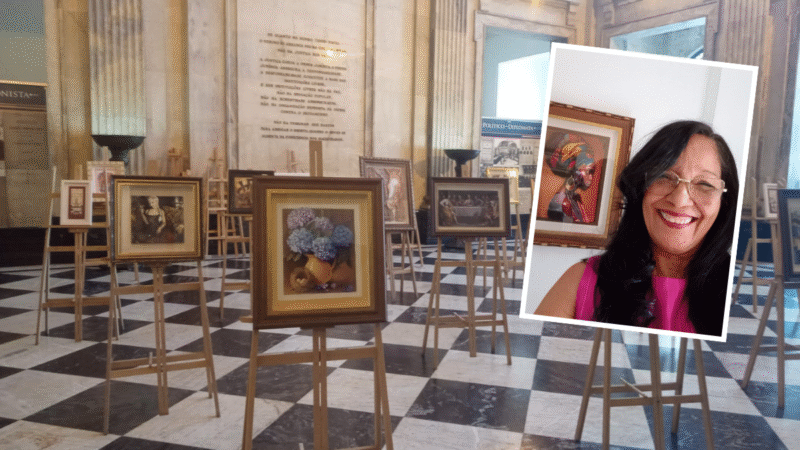 Obras da exposição “Delicadeza e Sutileza” em Simões Filho