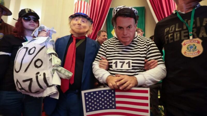 reação à prisão de Bolsonaro