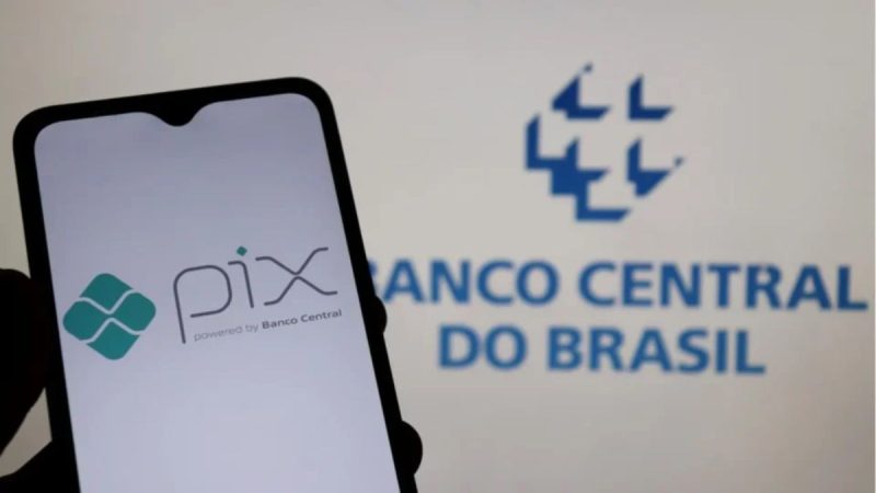 Imagem ilustrativa do Banco Central anunciando limite de R$ 15 mil para operações de Pix