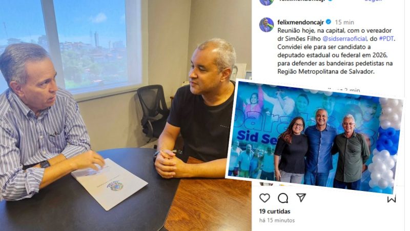 Sid Serra reunido com PDT sobre pré-candidatura a deputado estadual