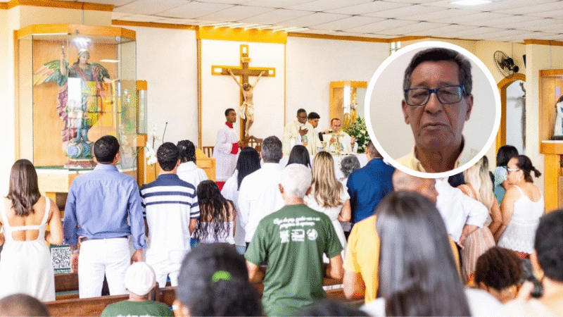 Edson Almeida critica ausência do prefeito em missa