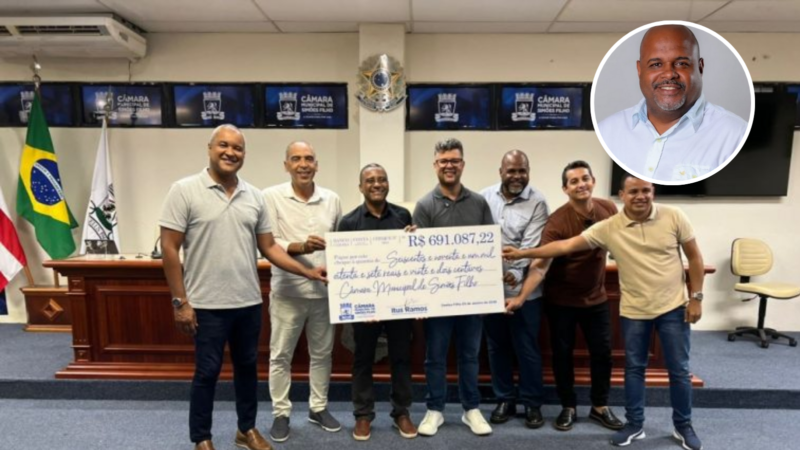 Câmara devolve R$ 691 mil à Prefeitura de Simões Filho