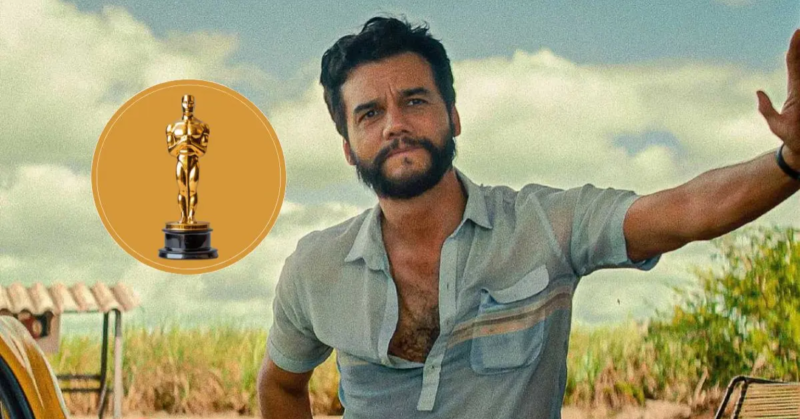 Wagner Moura em cena de “O Agente Secreto”, filme brasileiro indicado a quatro categorias no Oscar 2026