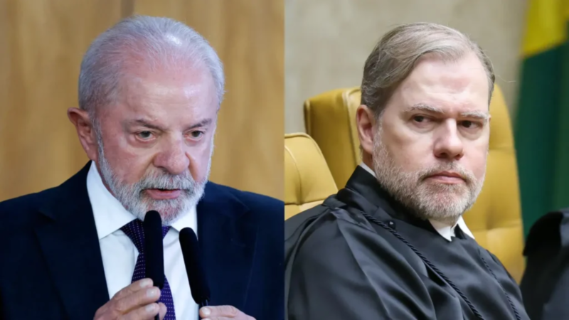 Lula e ministro Dias Toffoli em imagens separadas em meio à crise envolvendo o banco Master