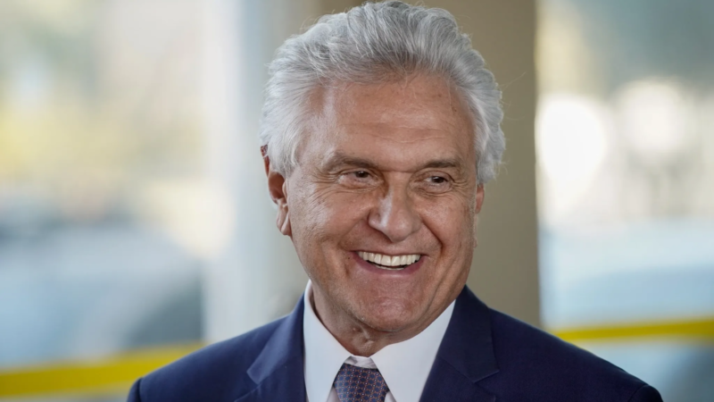 Ronaldo Caiado durante anúncio como pré-candidato à Presidência pelo PSD