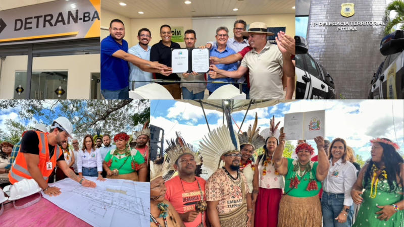Entrega de investimentos do Estado da Bahia em saúde, segurança e estradas