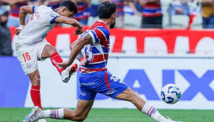 Bahia reage e empata com Fortaleza pelo Brasileirão