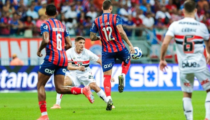 Bahia vence São Paulo com dois gols de Willian José