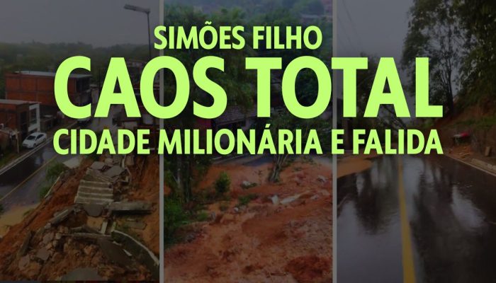 Simões Filho afundada no caos: R$ 4 bilhões não impediram alagamentos, e povo paga a conta