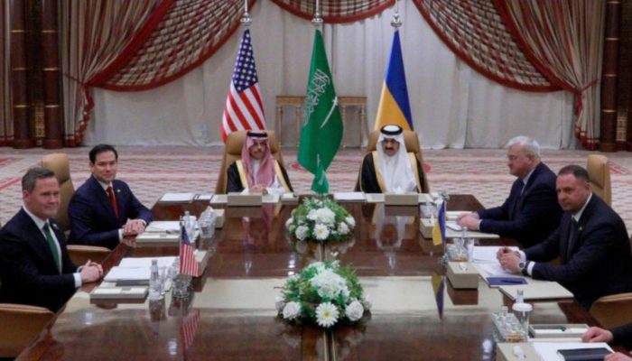 Ucrânia aceita proposta dos EUA para cessar-fogo de 30 dias com Rússia