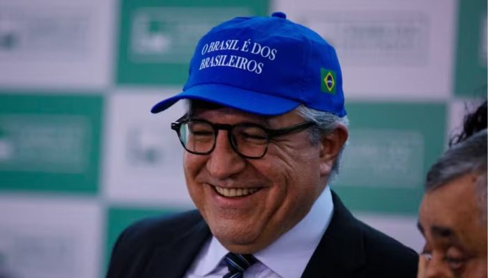 Alexandre Padilha, novo ministro da Saúde, durante coletiva de imprensa.