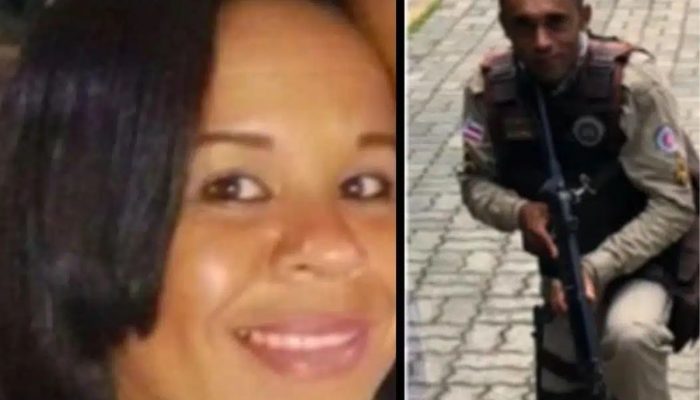 Soldado da PM e vítima de feminicídio em Simões Filho