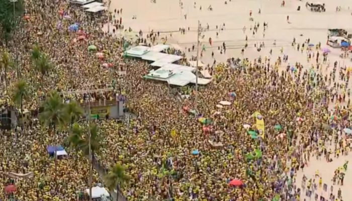 Flopou! Fim do bolsonarismo? Atos em Copacabana mostram queda de apoio