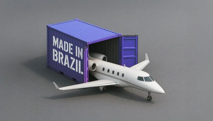 Embraer, SAS, jatos E195-E2, exportações brasileiras, tarifas EUA