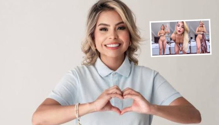 Prefeita Patrícia Alencar dançando de biquíni em vídeo viral