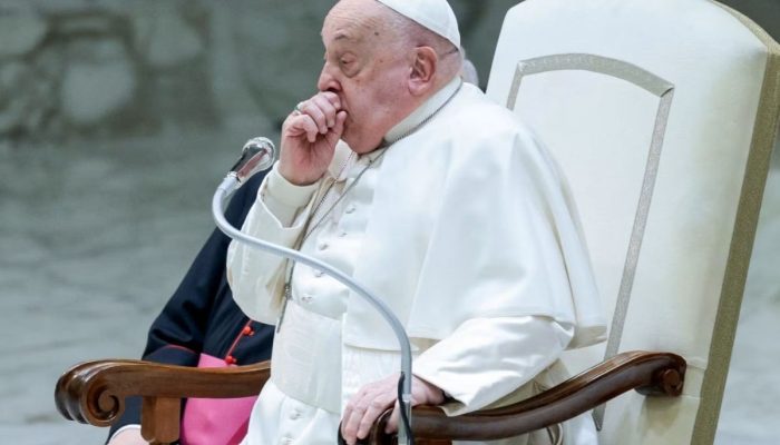 Papa Francisco internado no Hospital Gemelli em Roma.