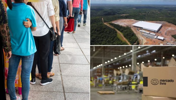Centro logístico do Mercado Livre em Simões Filho