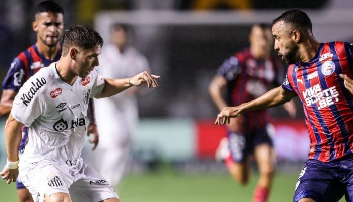 Bahia empata com Santos no Brasileirão