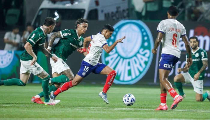 Nos acréscimos, Bahia vence o Palmeiras no Allianz Parque pelo Brasileirão