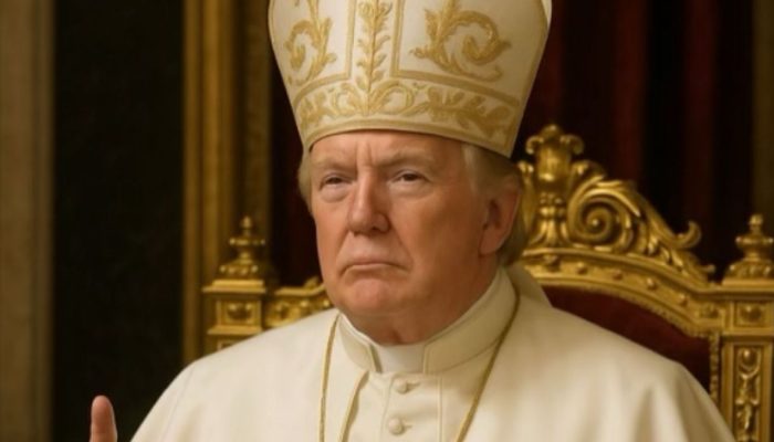 Trump causa revolta ao se mostrar como papa em IA