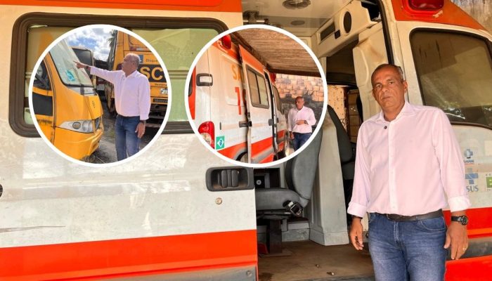 Genivaldo denuncia frota abandonada em Simões Filho