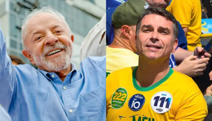 Lula tem 44,2% contra 42,7% de Flávio Bolsonaro, mas pesquisa aponta empate técnico no segundo turno