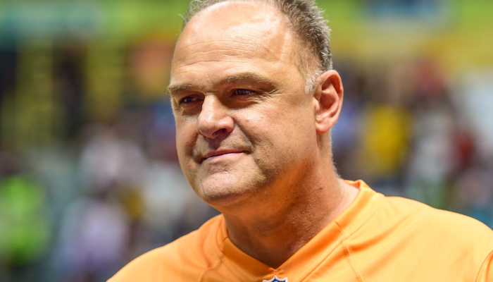 Oscar Schmidt durante partida histórica da seleção brasileira de basquete