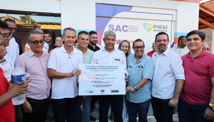 Piraí do Norte recebe obras do Estado em segurança, estrada e saúde