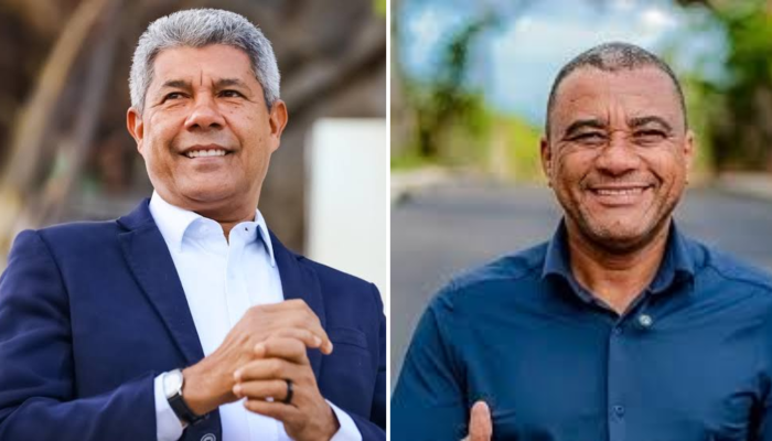 Prefeito Del Soares durante agenda política em Salvador relacionada ao Governo da Bahia