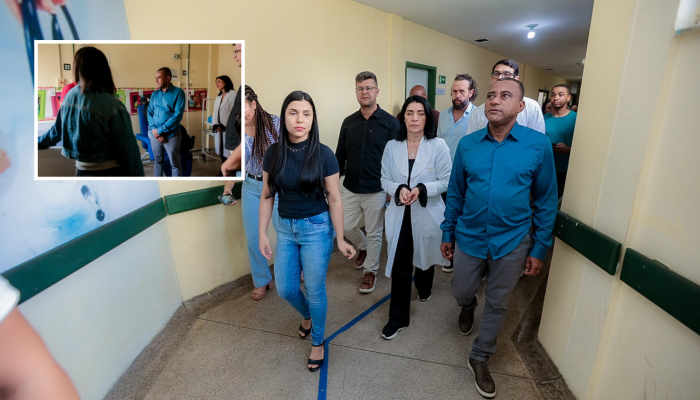 Prefeito Del visita Hospital Municipal e acompanha funcionamento da unidade de saúde