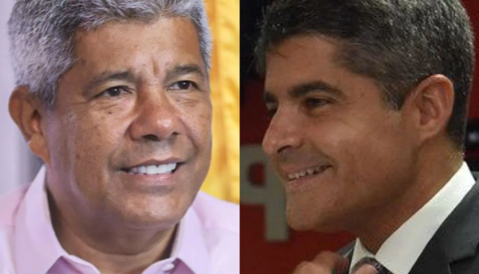 Gráfico de pesquisa TML mostra Jerônimo Rodrigues com 52,51% e ACM Neto com 35,65% na disputa pelo Governo da Bahia