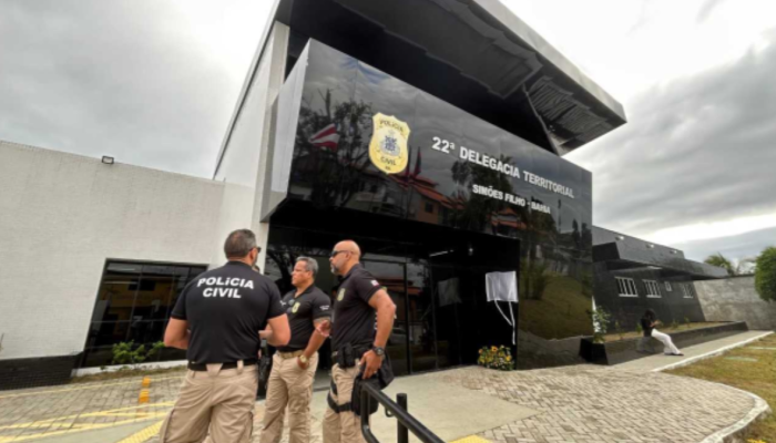 Nova delegacia de polícia civil de Simoes Filho